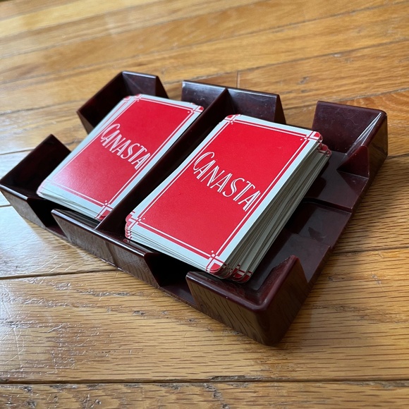 Vintage Canasta Card Decks and Tray - Picture 2 of 4